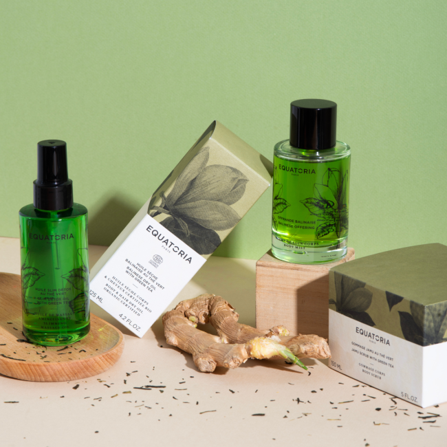 HUILE SÈCHE BALINAISE AU THÉ VERT CERTIFIÉE BIO*